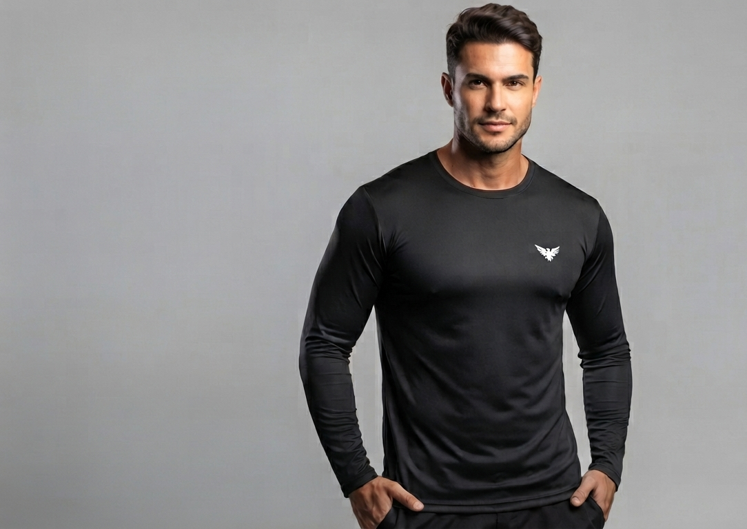 CAMISETA MANGA LONGA DRY-FIT COM PROTEÇÃO UV - Imagem 2